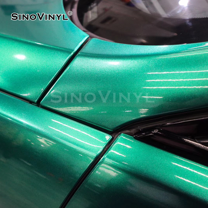 SINOVINYL Gloss Electro Metallic Color Change Car Film Vinyl Vehicle Wrapping Stickers Foil Glossy Vinyl Film Body Car Wrap