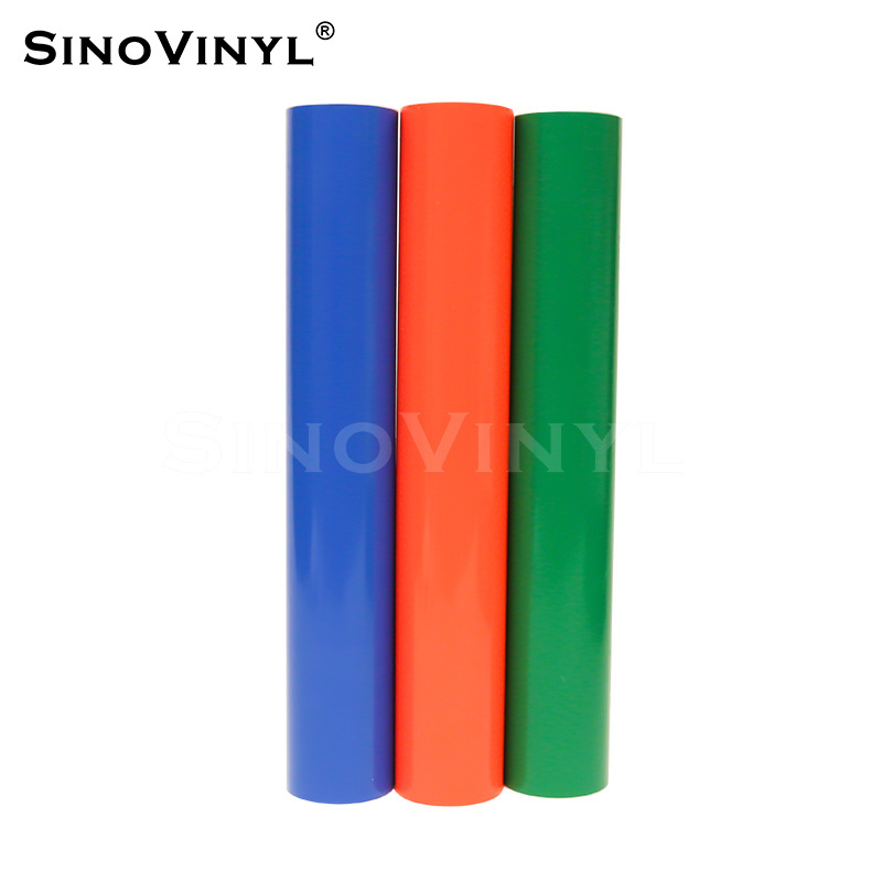 SINOVINYL Warranty 2 Years Color Self Adhesive PVC Cutting Self-adhesive Sign Sticker Paper Vinil Film Craft Vinyl Roll