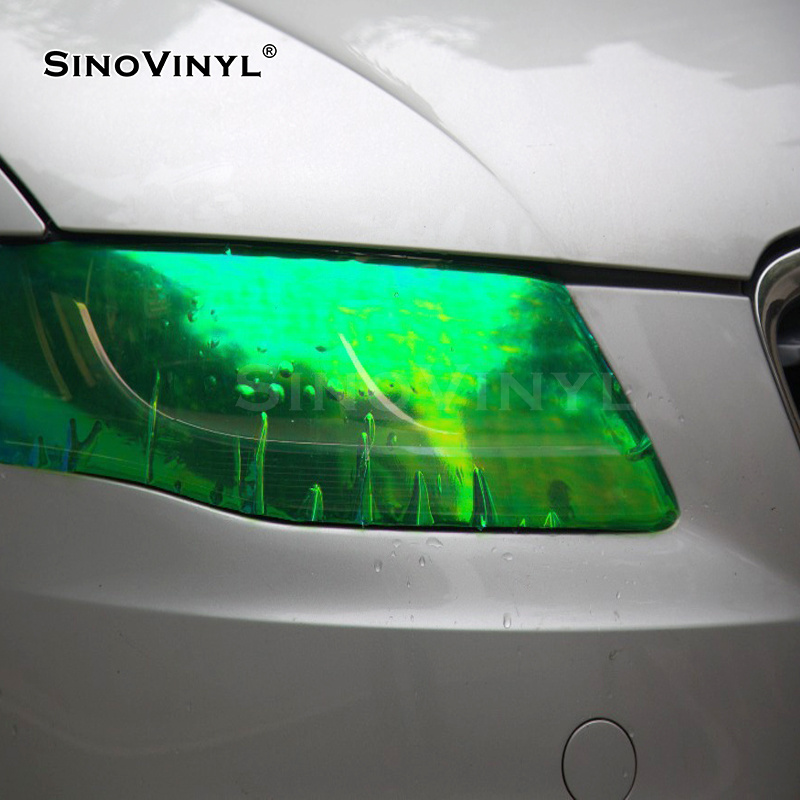 SINOVINYL Wholesale Price Chameleon Color Change Car Headlight Tint Film