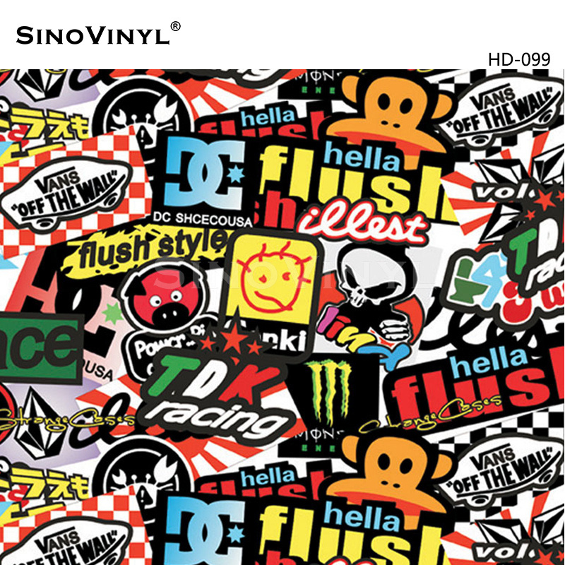 SINOVINYL Air Free Vivid Car Wrapping Printable Vinyl Bomb Sticker