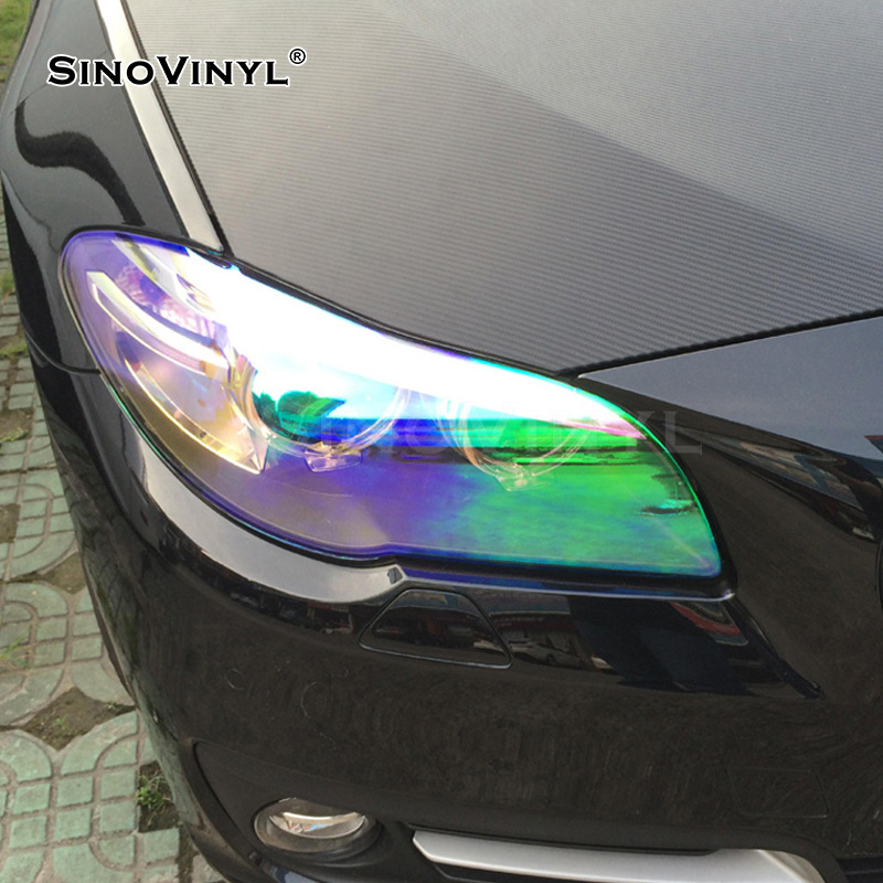 SINOVINYL Wholesale Price Chameleon Color Change Car Headlight Tint Film