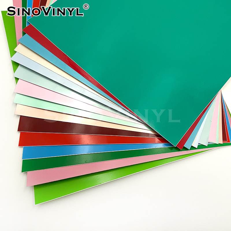 SINOVINYL Oracal 651 Self Adhesive Colored PVC Poster Material Holographic Cutting Vinyl Sheets DIY Graphic Permanent Vinyl