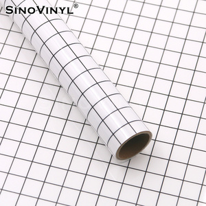 SINOVINYL Clear Self Adhesive Transfer Vinyl PET Film with measuring grid