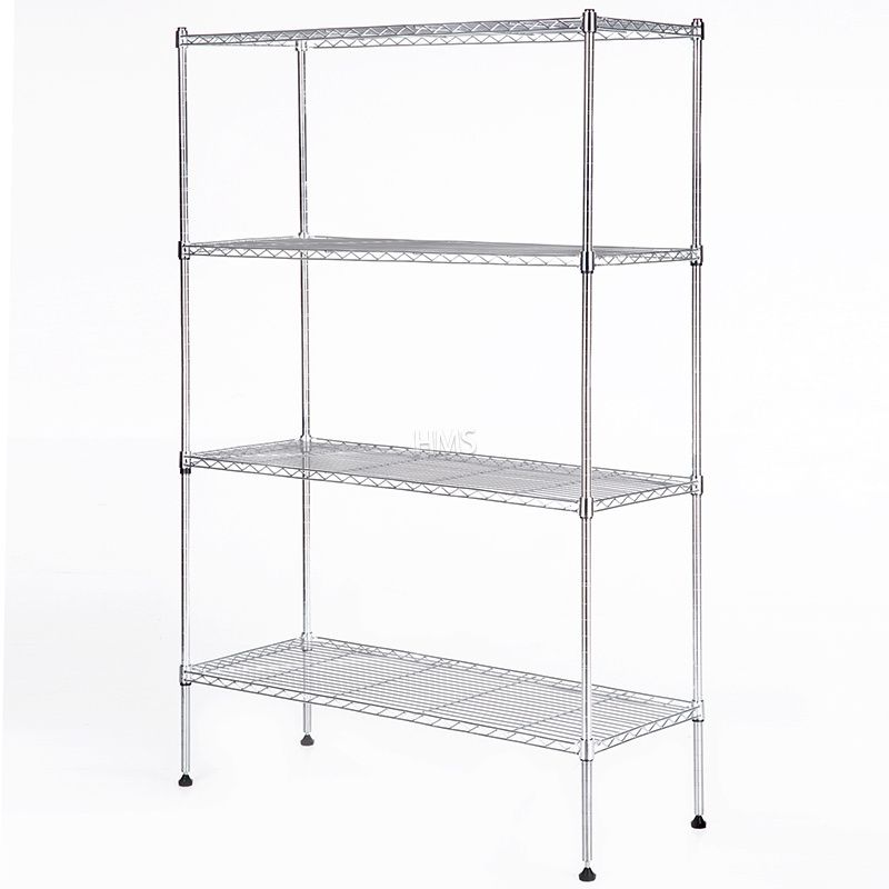 NSF Approved Chrome Wire Shelving Steel Wired Shelving With Wheels