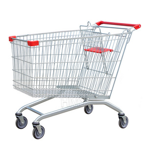 Customized size shopping carts for supermarket grocery retail store shopping trolley