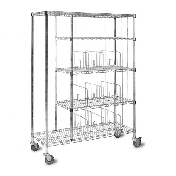 Wire Display Racks Chrome Wire Shelving Durable Heavy Duty Wire Shelf