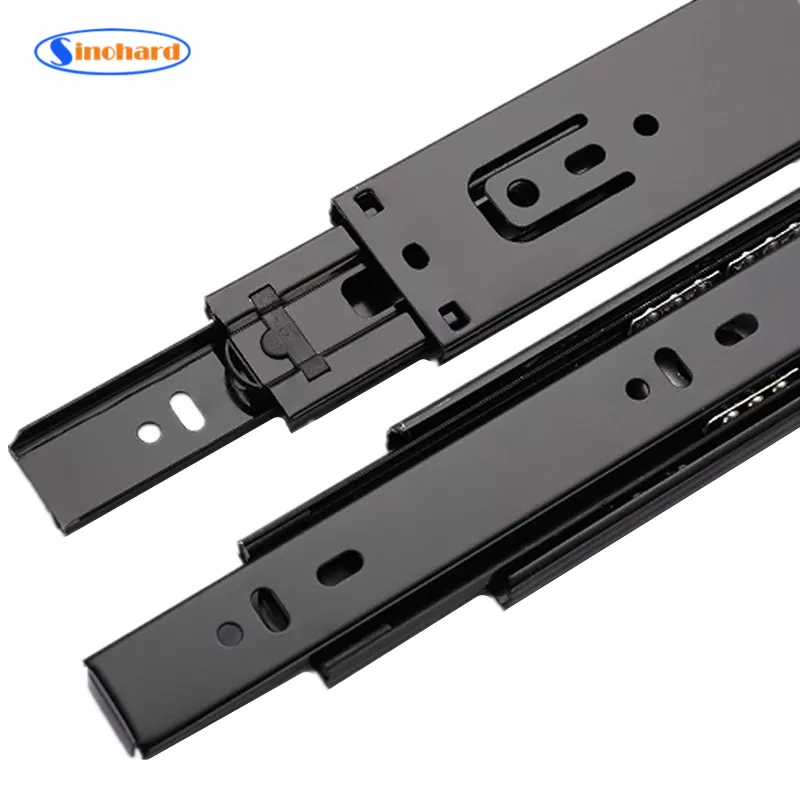 45mm Telescopic Drawer Slide for Furniture Hardware Cold Rolled Steel