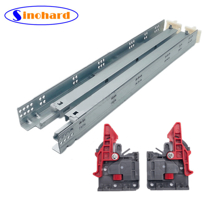 SINOHARD 9 inch Undermount Soft Close Drawer Slide