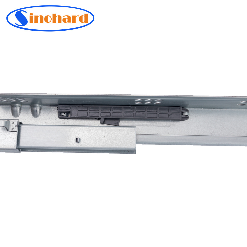 SINOHARD Telescopic Channel of EURO Style Push-open Concealed Rails Undermount Drawer Slide