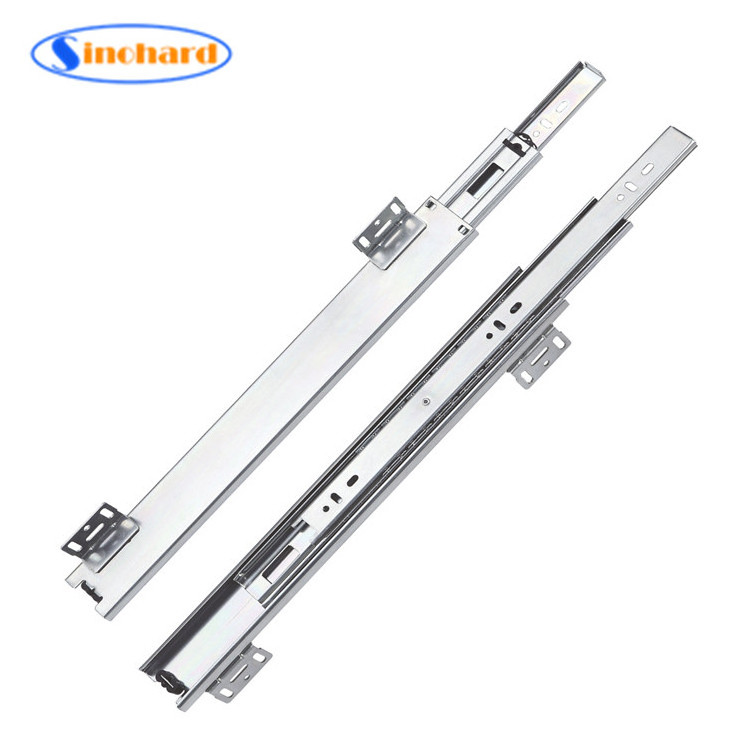 SINOHARD Wholesale  45 mm Telescopic Channel Close  Normal Ball Bearing Drawer Slide