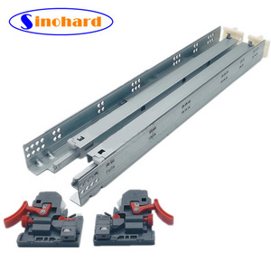 SINOHARD Wholesale Kitchen Cabinet Two Way Hidden Rail Soft Close Undermount Steel Drawer Slide