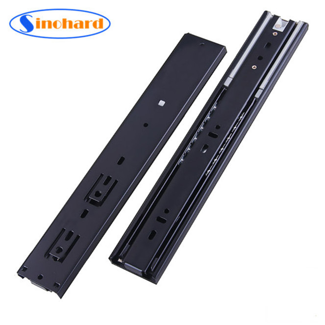 SINOHARD Height 45MM Soft Closed Hydraulic Buffer Furniture Drawer Slide Rail Traditional Drawer Slide