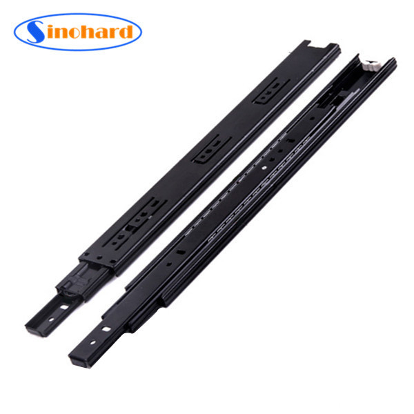 SINOHARD Wholesale  45 mm Telescopic Channel Close  Normal Ball Bearing Drawer Slide