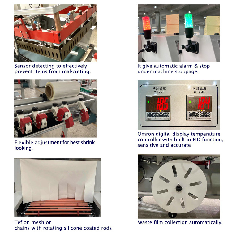 Automatic Book Shrink Packing Machine Magazine Thermal Shrink Packaging Machine