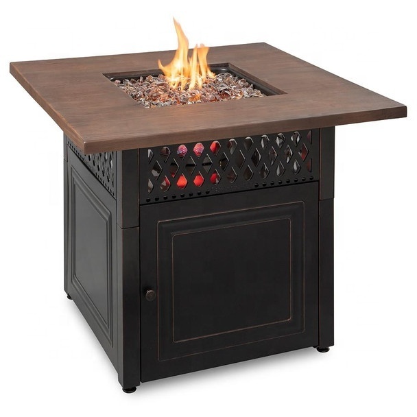 LP Gas Outdoor Fire Pit kits  firepit table with DualHeat Technology