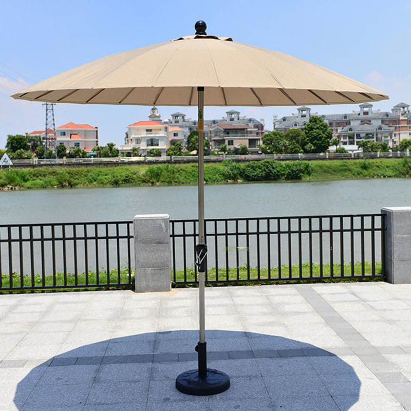 Heavy duty 2.5m outdoor commercial market parasols umbrella 9 24 ribs