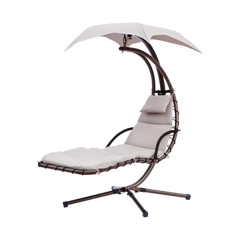 Dream helicopter hanging chaise lounger chair swing bed seat cushion