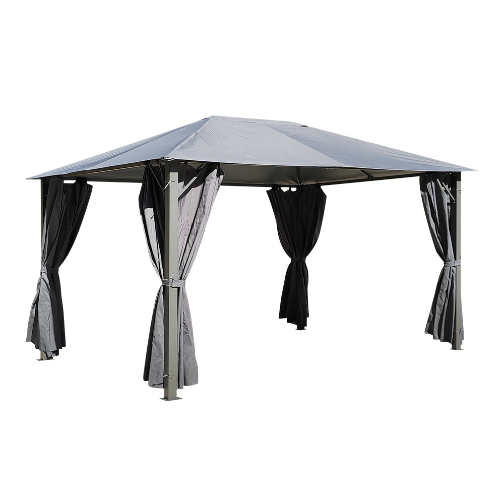 Wholesale modern outdoor durable grand grey waterproof curtain gazebo