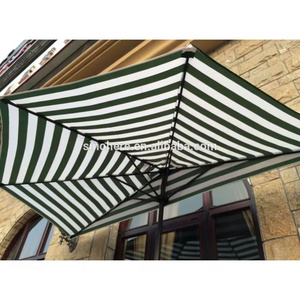 Outdoor Patio Half Round Sun Umbrella Structure CK1424 For Sale