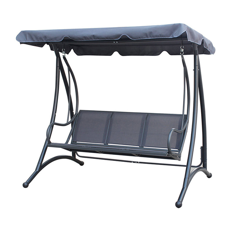 Hot selling comfortable quality outdoor metal swing chair bed