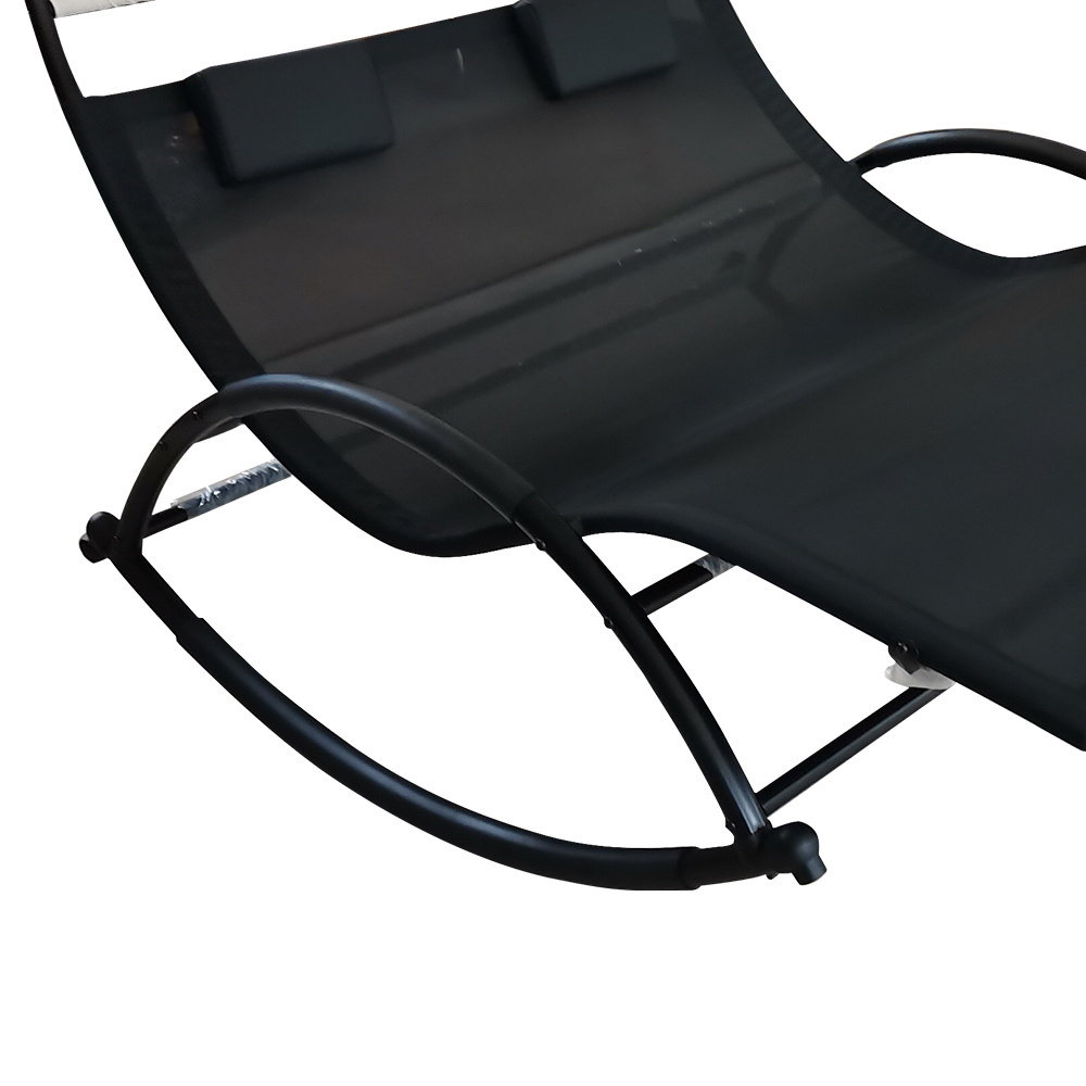 Outdoor alumenium beach ledge sunlounger in-pool chaise chair canopy bed