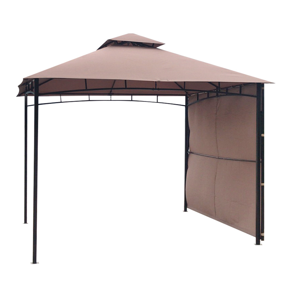 Customized garden iron polyester pvc coated waterproof gazebo for sale