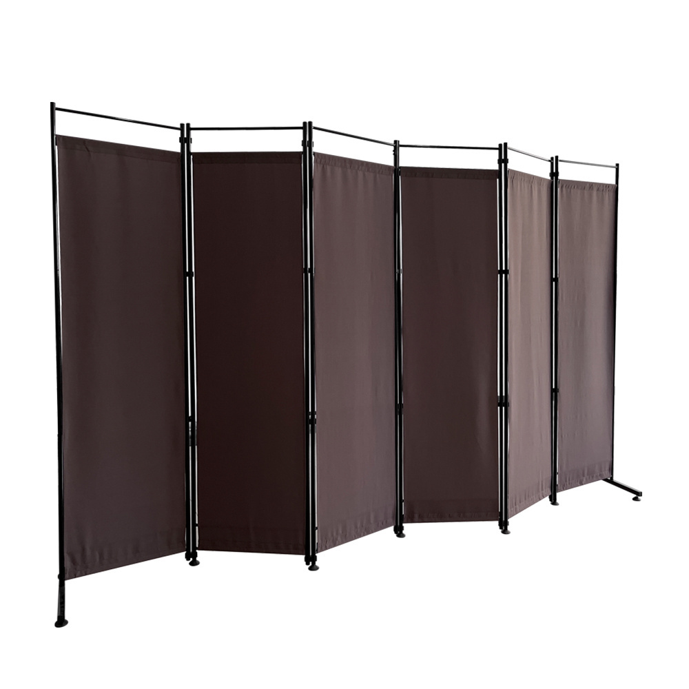 OEM Manufactory Provide Modern Waterproof Fabric 6 Panel Room Divider For Living Room