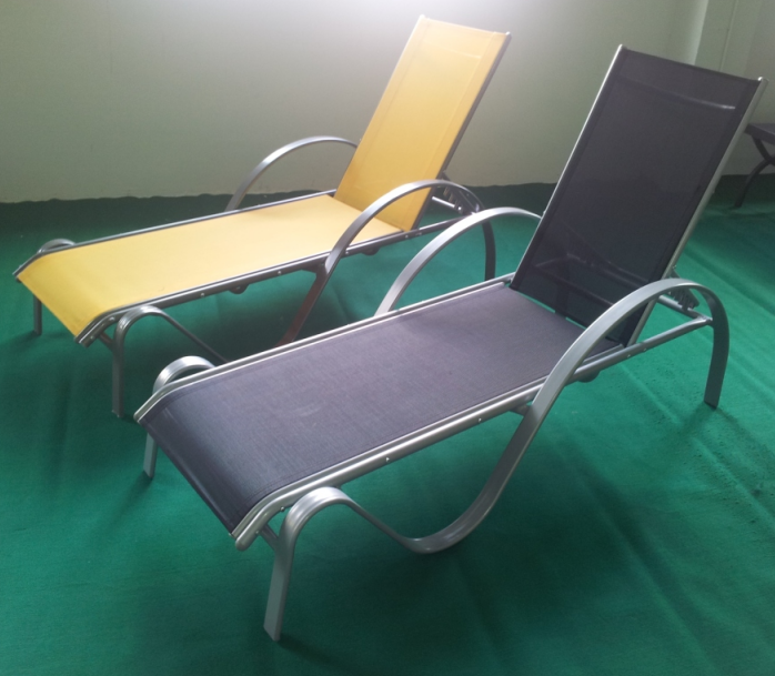 Mesh Aluminum Sun Lounge Chair