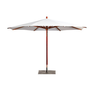 High quality wholesale chinese factory bali garden big sun shade umbrella parasols in wooden cheap outdoor jardin umbrellas