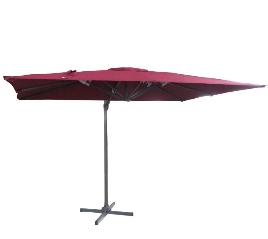 Outdoor umbrella big size square pool umbrella with stand