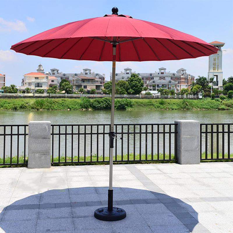 Heavy duty 2.5m outdoor commercial market parasols umbrella 9 24 ribs