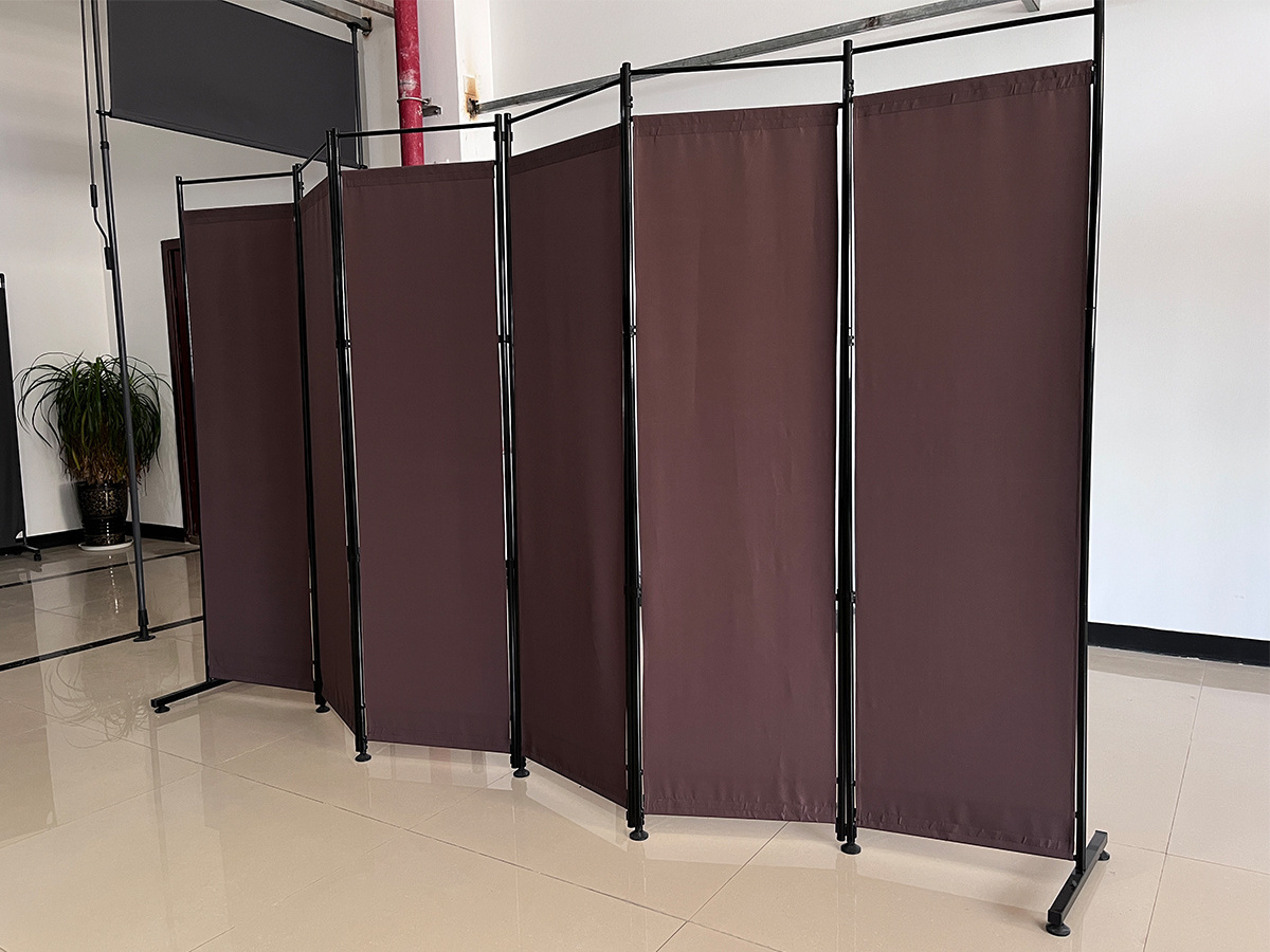 OEM Manufactory Provide Modern Waterproof Fabric 6 Panel Room Divider For Living Room