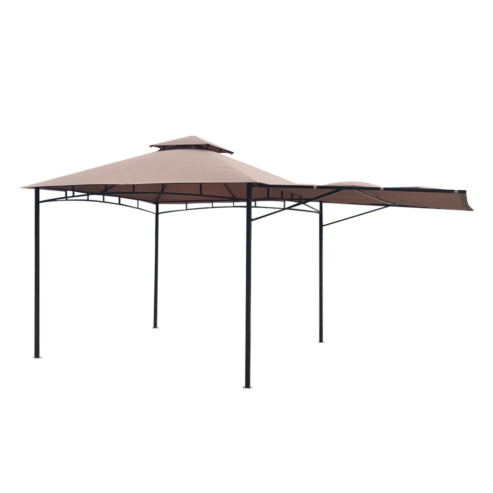 Customized garden iron polyester pvc coated waterproof gazebo for sale