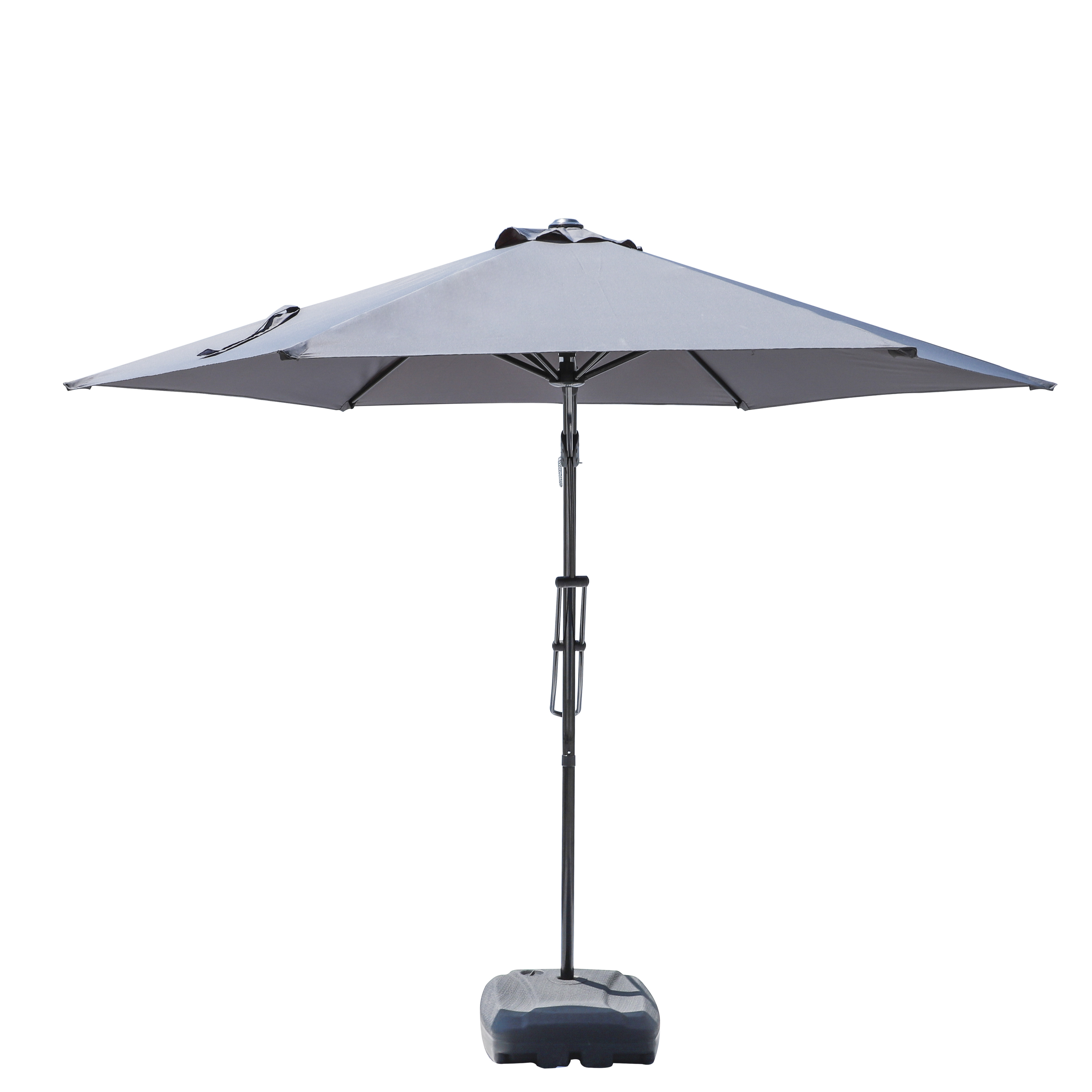 Modern outdoor garden patio polyester waterproof  cantilever parasol manual open umbrellas for sale