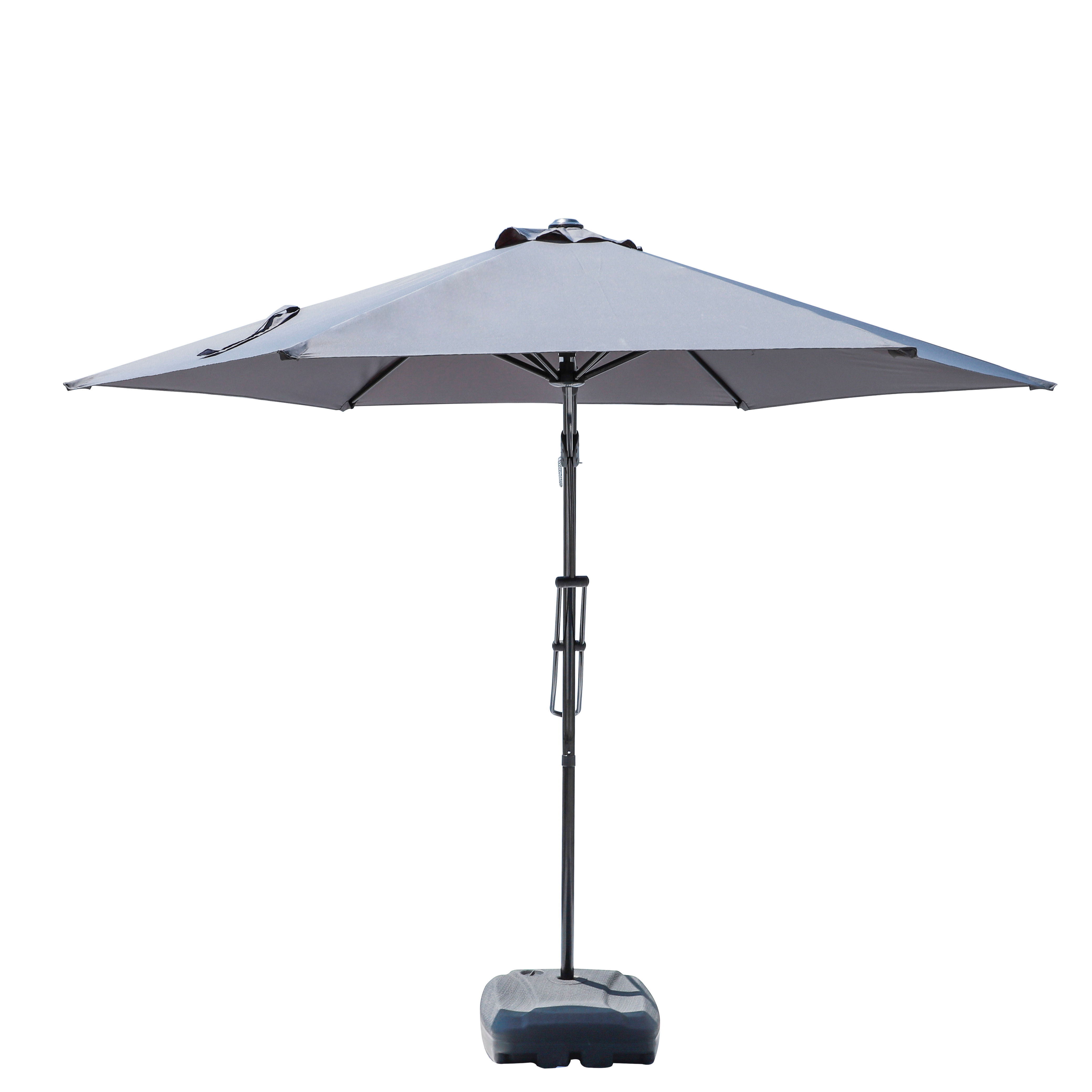 Outdoor garden patio polyester waterproof  cantilever parasol manual open umbrellas