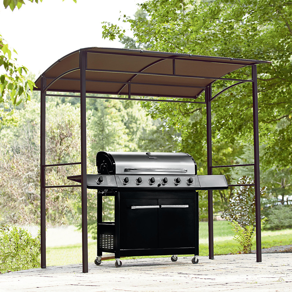 Hardtop grill garden cabana 2m x 2m gazebo metal canopy outdoor