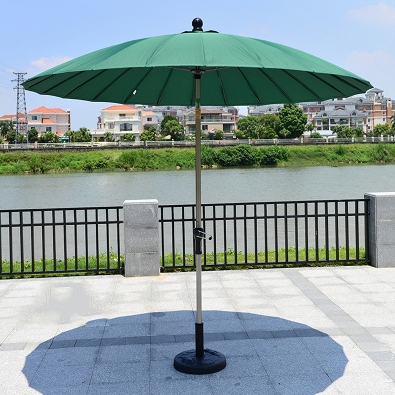 Heavy duty 2.5m outdoor commercial market parasols umbrella 9 24 ribs