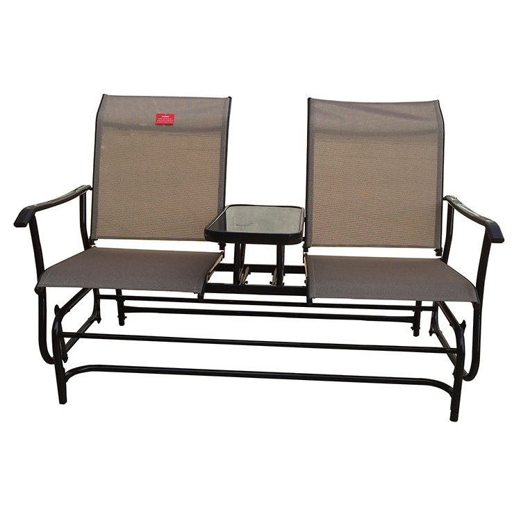 Hot selling cheap Garden Furniture Outdoor Double Rocking Chair