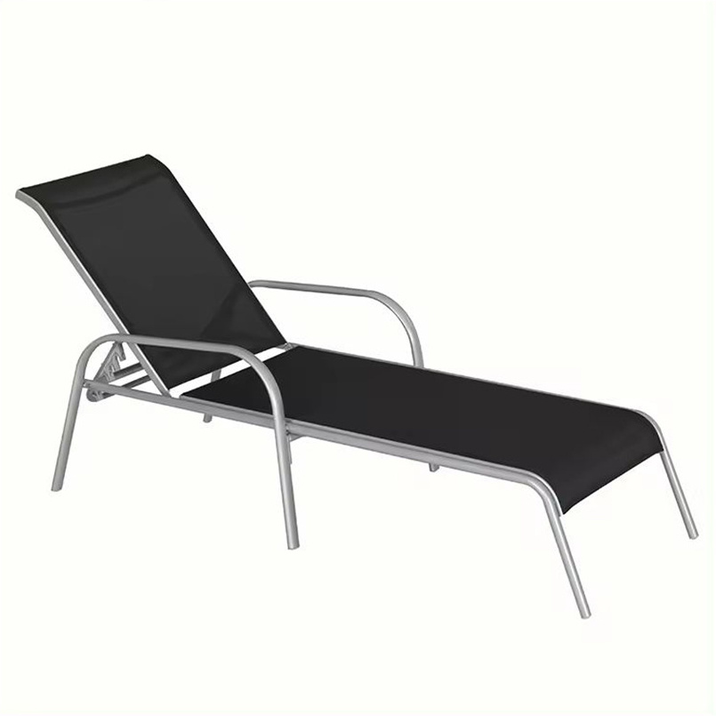 Outdoor Patio Comfortable Aluminum Sun Lounge Chaise Lounge For Sale