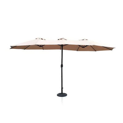 Heavy duty patio outdoor big double garden sun beach parasol umbrella