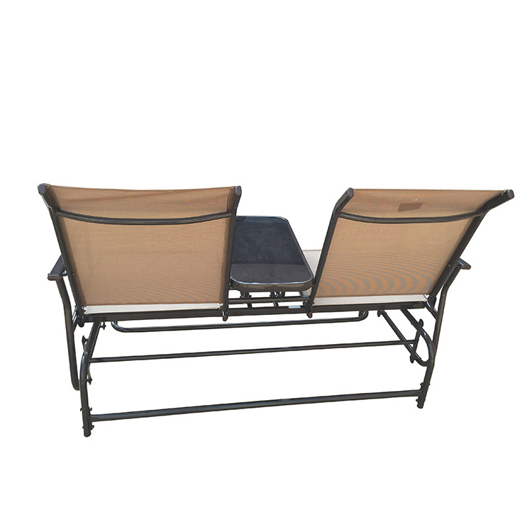 Hot selling cheap Garden Furniture Outdoor Double Rocking Chair