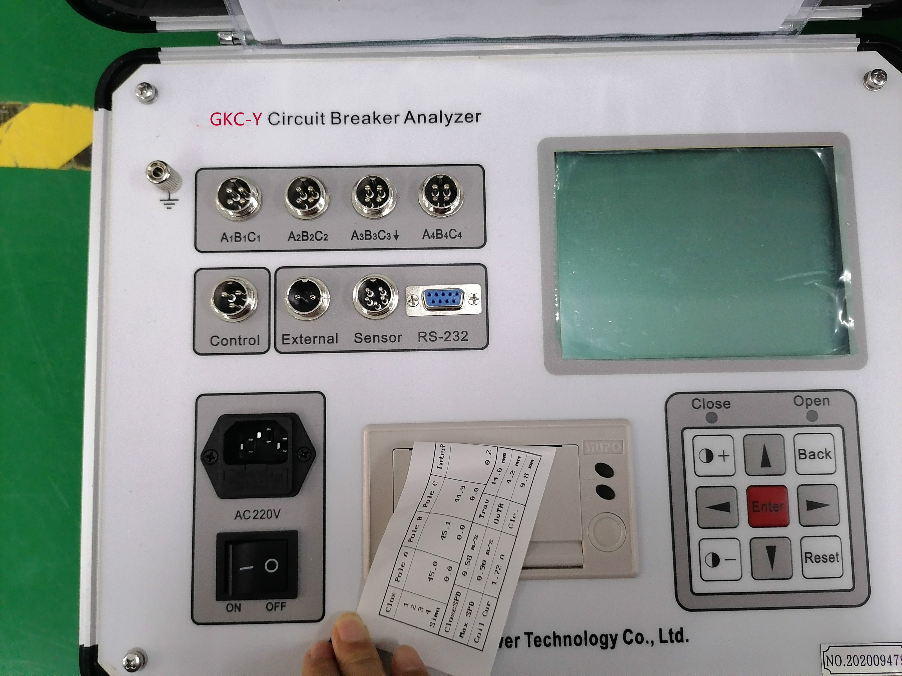 Circuit breaker analyzer circuit breaker timing tester close-open dynamic analyzer air circuit breaker tester