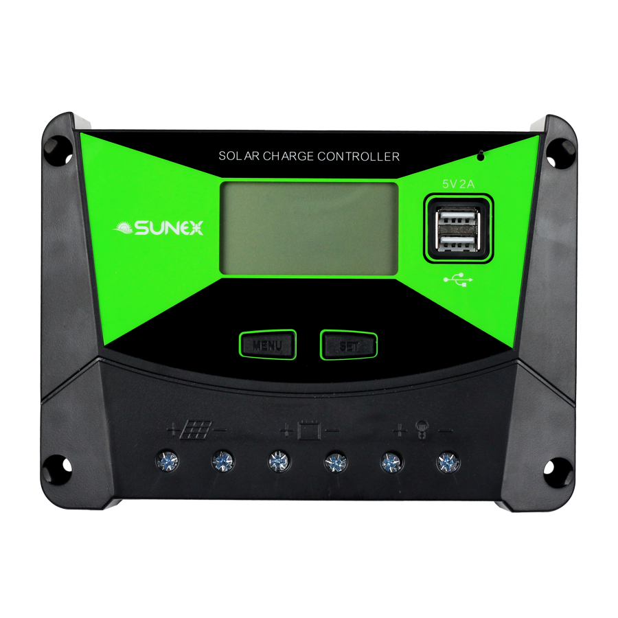 UAE warehours SUNEX DT Series PWM Solar Charge Controller 30A 40A 60A solar charge controller