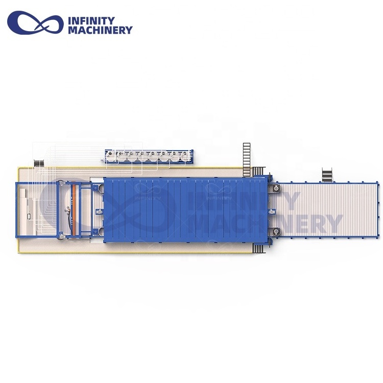 High Efficient Horizontal Continuously Automatic Sponge Foam Plant With 13 Foaming Group For Manufacturing Pu Polyurethane Foam