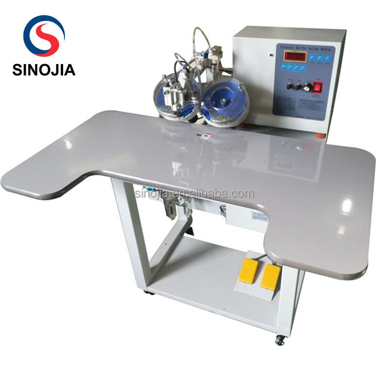 Made In China   Hot Fix Rhinestone Setting Machine / Hot Fix Ultrasonic Rhinestone Setting Machine