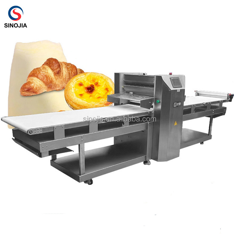 Best Quality Puff Pastry Dough Sheeter Machine / Full Automatic Puff Pastry Making Machine