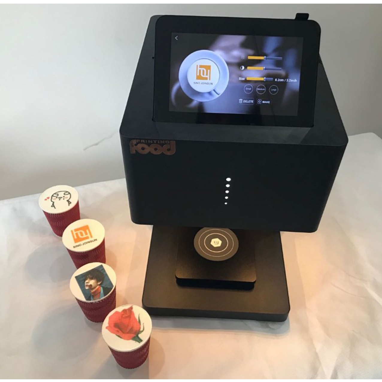 Food grade coffee latte art printer portable coffee printer face machine price