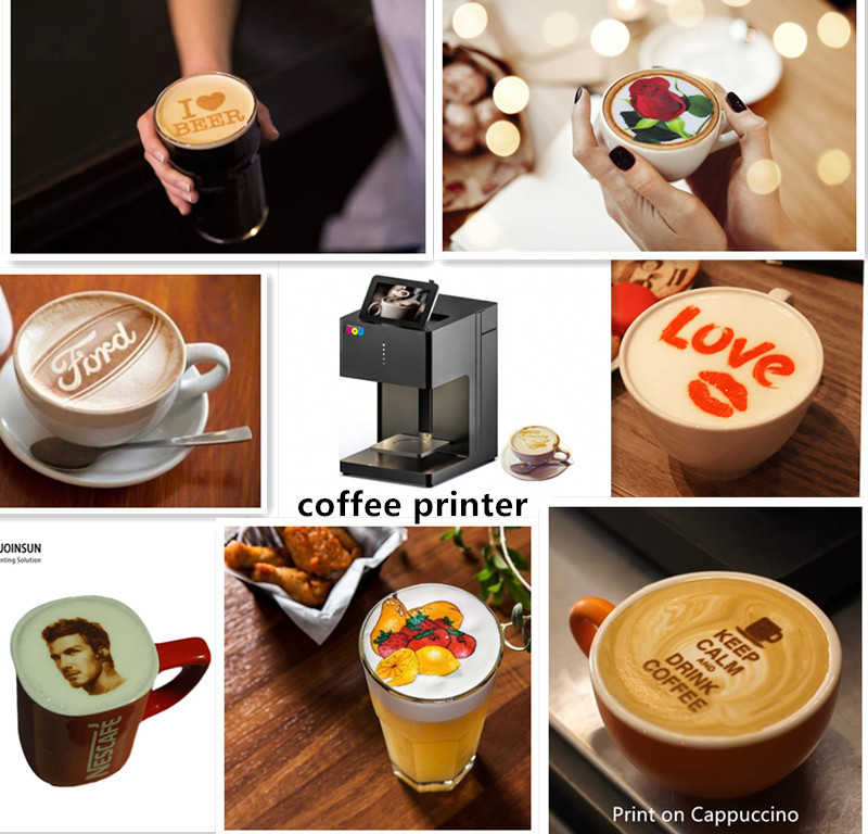 trending products 2024 new arrivals selfie coffee  latte art printing machine coffee printer