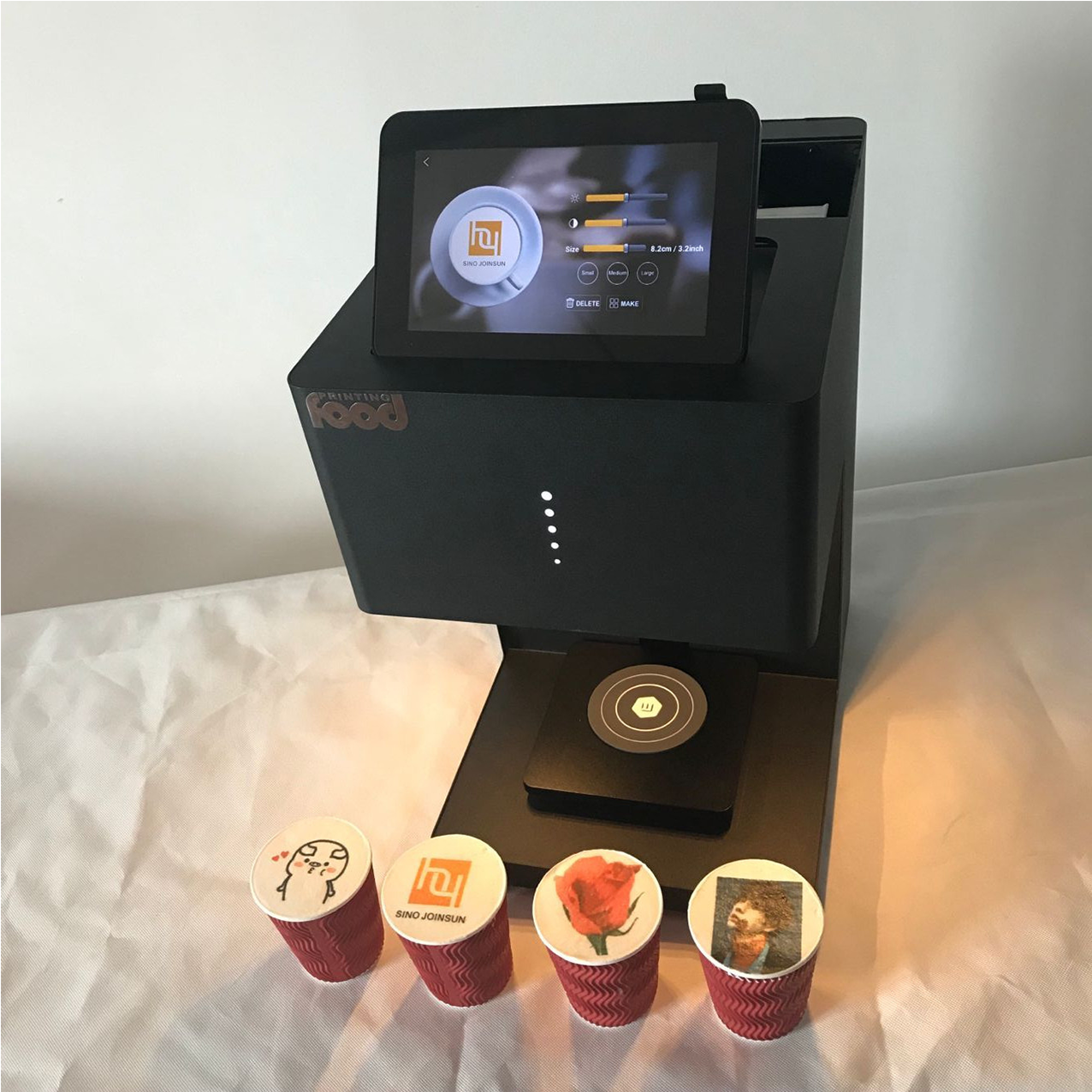 Food grade coffee latte art printer portable coffee printer face machine price