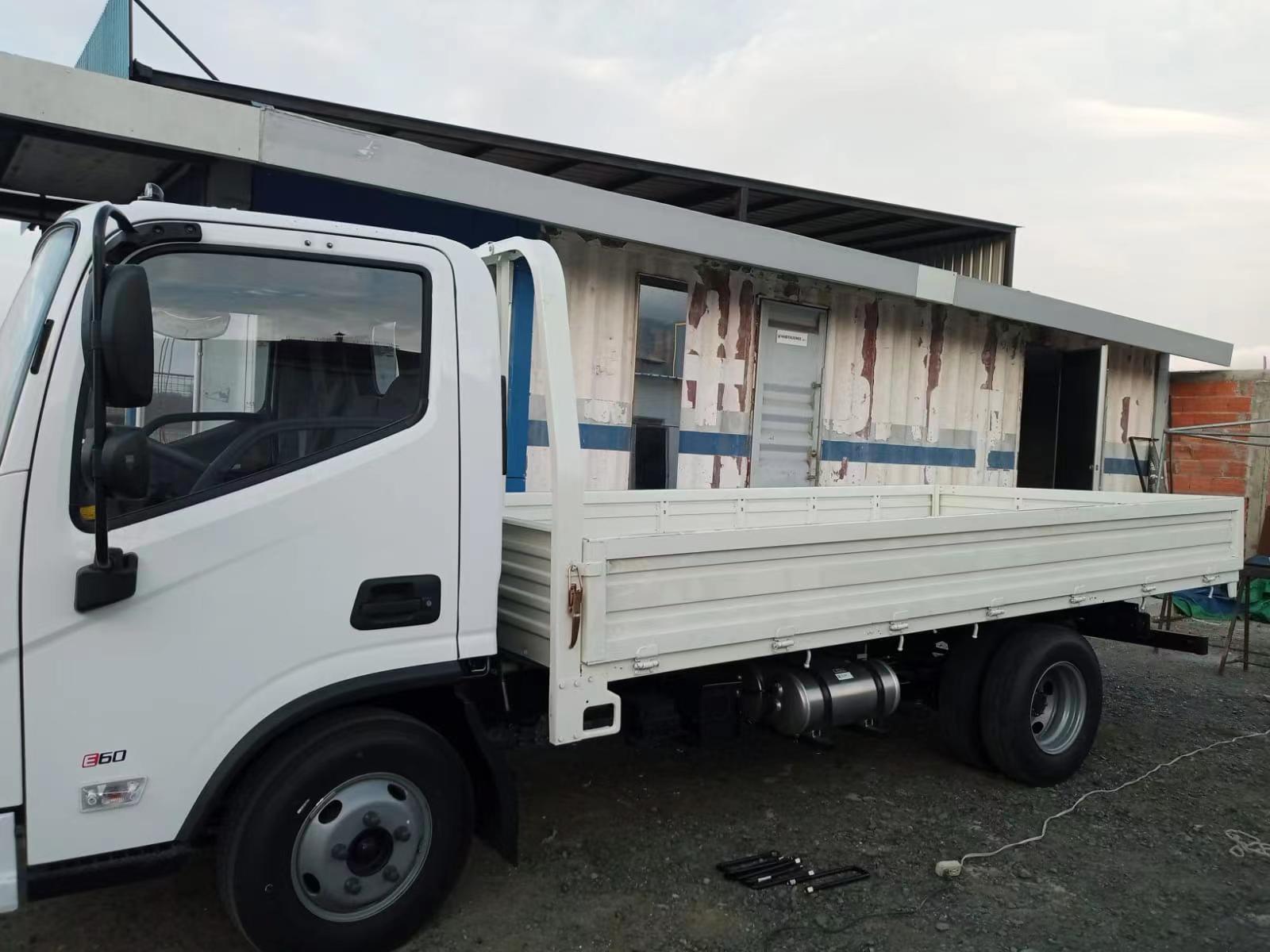 Flat bed truck tray box truck body door panels